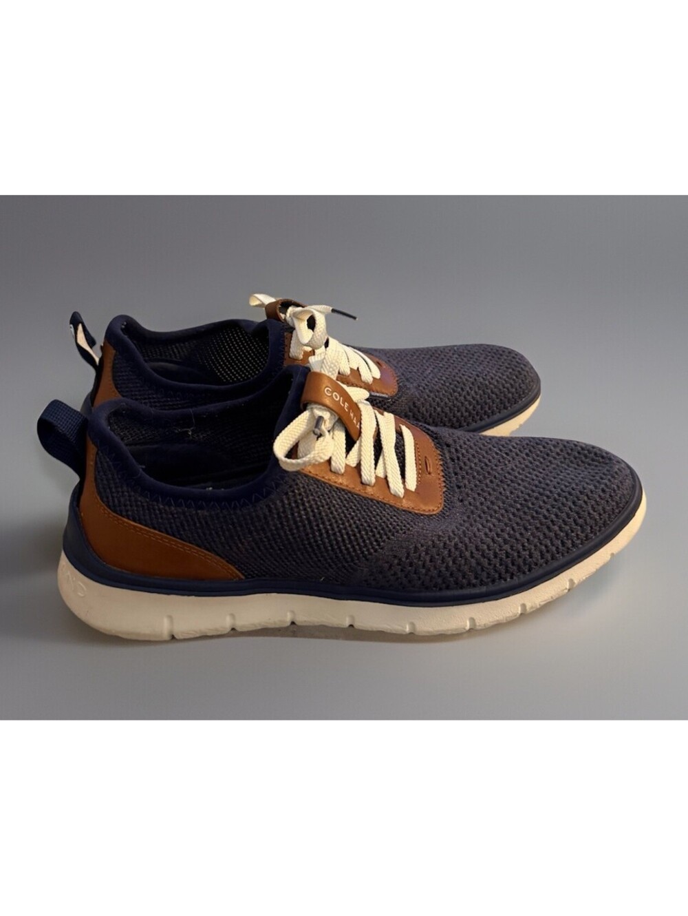 Men's Cole Haan Generation ZEROGRAND Stitchlite Sneakers Oxford Navy Size 9